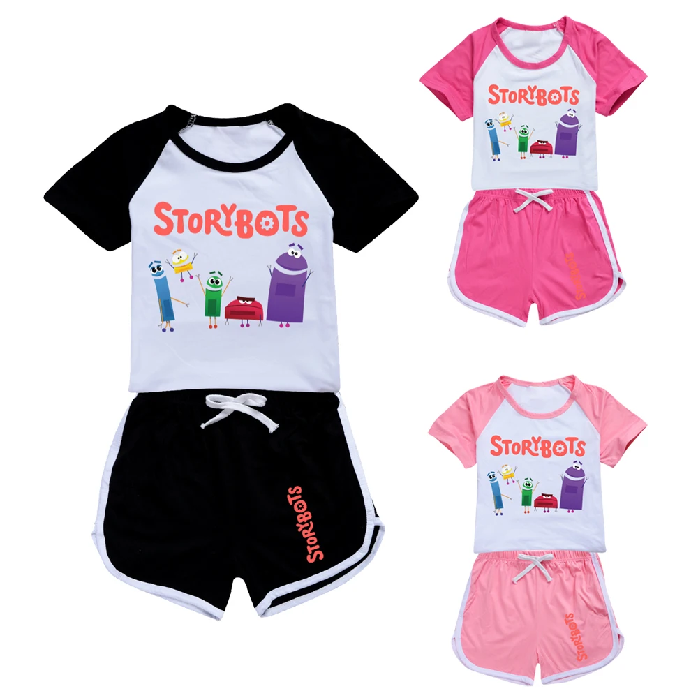 Storybots Anime Toddler Boy Clothes Summer Pajamas Cotton Short Sleeve T Shirt + Shorts Costume Girls Casual Sportswear Set
Storybots Anime Toddler Boy Clothes Summer Pajamas Cotton Short Sleeve T Shirt + Shorts Costume Girls Casual Sportswear Set