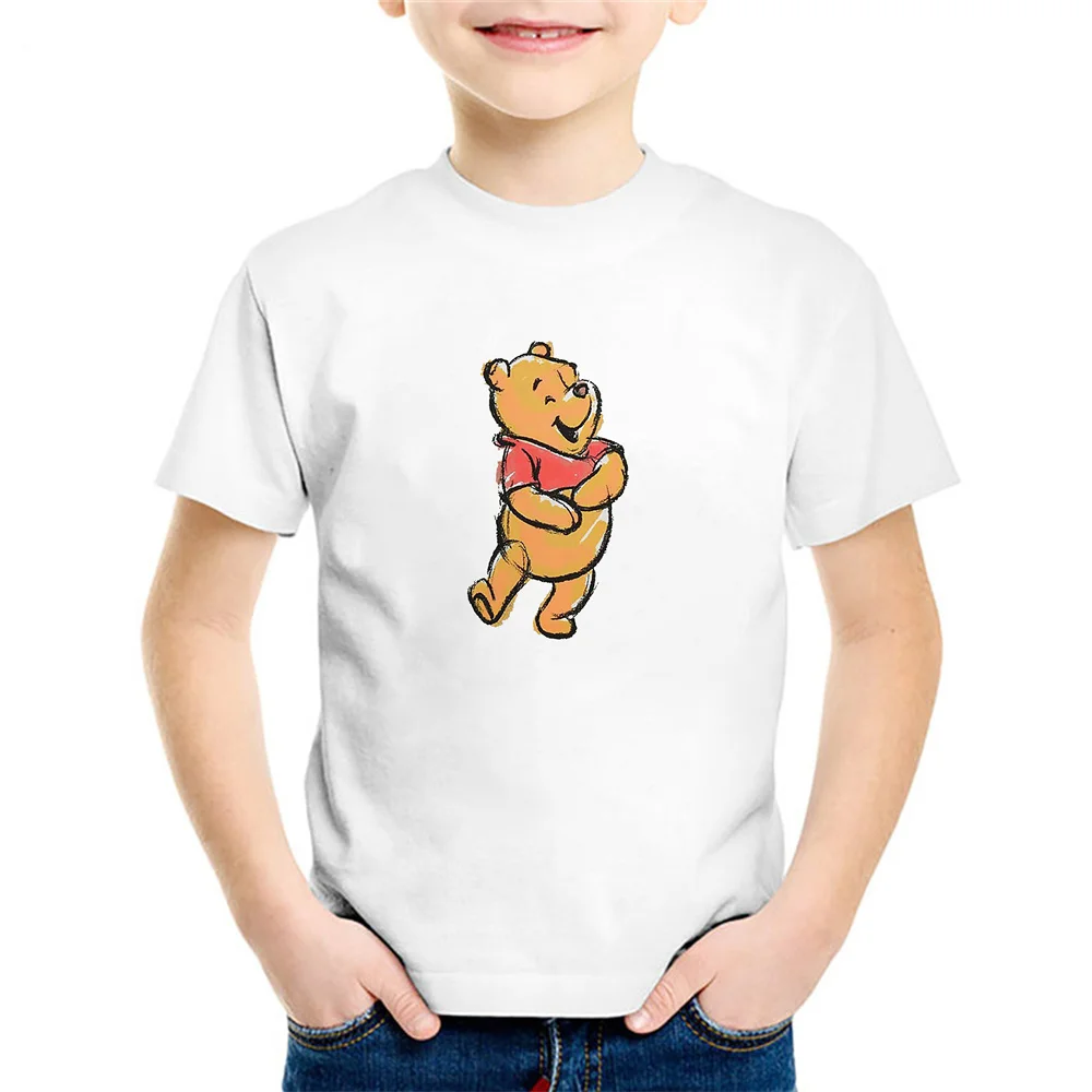 New Children Tshirt Winnie Summer Cartoons Baby White Short Sleeve Soft Cotton Boy Clothes O-Neck Funny Casual Streetwear
New Children Tshirt Winnie Summer Cartoons Baby White Short Sleeve Soft Cotton Boy Clothes O-Neck Funny Casual Streetwear