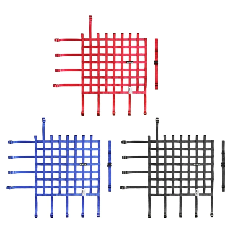 

Автомобильные аксессуары, сетка для окон гоночного автомобиля, монтажная сетка в стиле ленты, черный/красный/синий, сетка для окон 1 шт., 24H x 24W / 20H x 24W / 18H x 24W