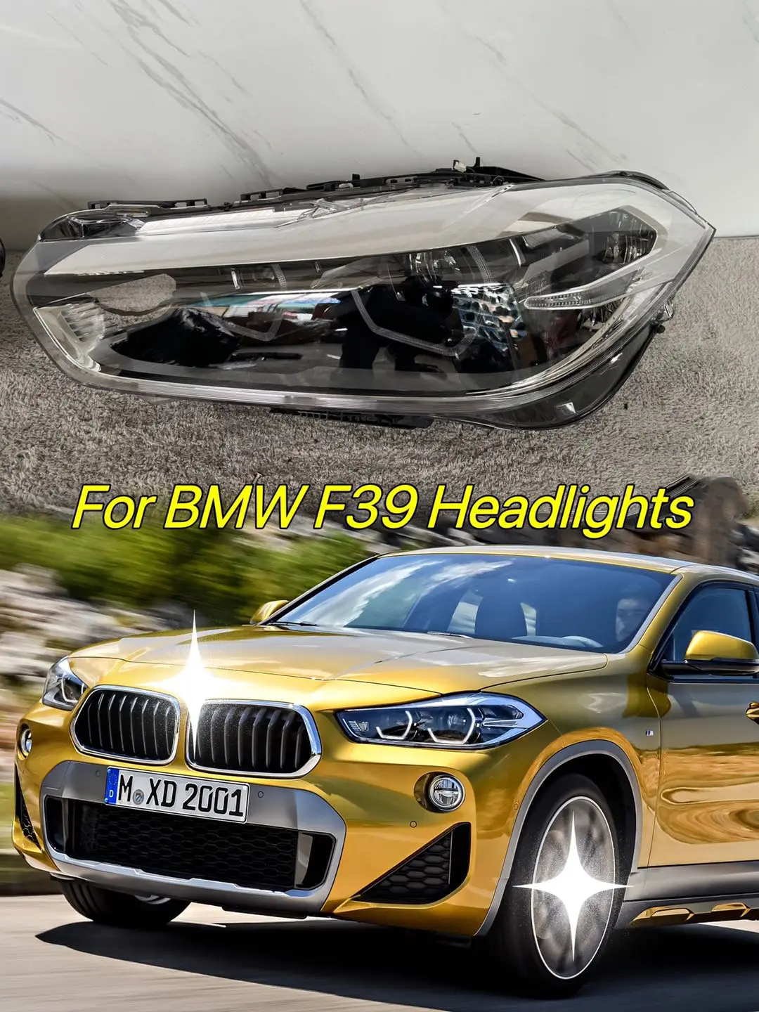 X2 F39 Headlight Assembly For BMW X2 Series F39 LED Headlight OE Number 63117489229 63117489230
X2 F39 Headlight Assembly For BMW X2 Series F39 LED Headlight OE Number 63117489229 63117489230
