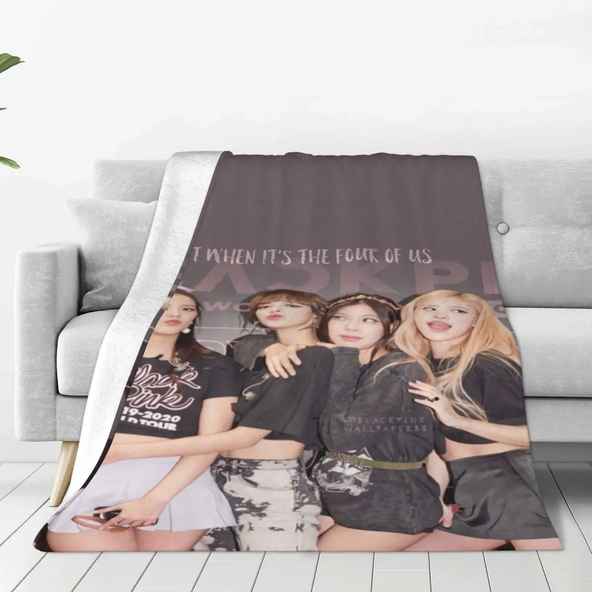 Black Pink Kpop Star Girl Group Blanket Velvet Textile Multifunction Ultra-Soft Throw Blanket for Bedding Car Bedding Throws
Black Pink Kpop Star Girl Group Blanket Velvet Textile Multifunction Ultra-Soft Throw Blanket for Bedding Car Bedding Throws