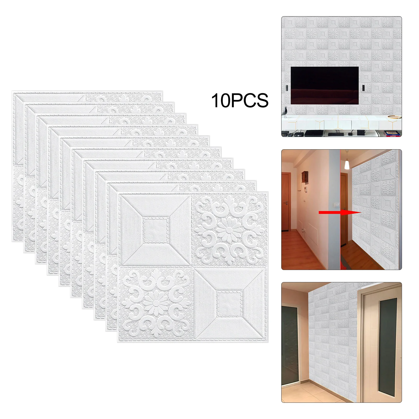 10pcs 3D Wall Sticker Matte Surface Imitation Brick Bedroom Living Room Home Decoration Waterproof Self Adhesive Wallpaper Decal
10pcs 3D Wall Sticker Matte Surface Imitation Brick Bedroom Living Room Home Decoration Waterproof Self Adhesive Wallpaper Decal