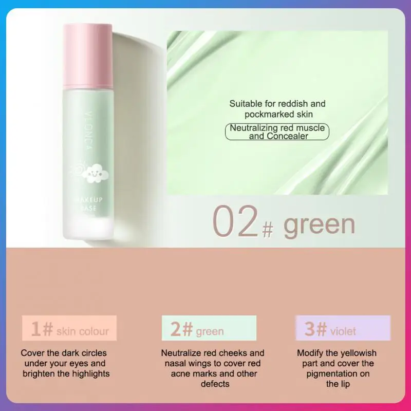 

1PC Makeup Base Face Primer Gel Invisible Pore Light Oil-Free Makeup Finish No Creases Not Cakey Foundation Primer Cosmetic 32g