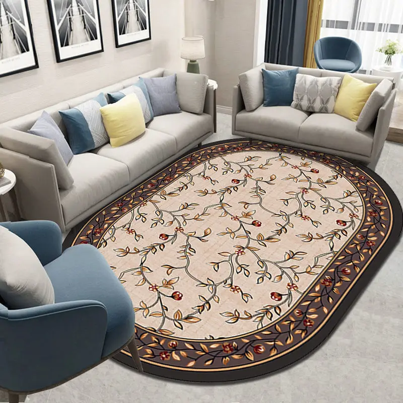 Bohemian style Oval Carpet Home Bedroom Living Room Bedside Mat Bathroom Non-slip Mat Home Decoration Carpet tapis Alfombra
Bohemian style Oval Carpet Home Bedroom Living Room Bedside Mat Bathroom Non-slip Mat Home Decoration Carpet tapis Alfombra