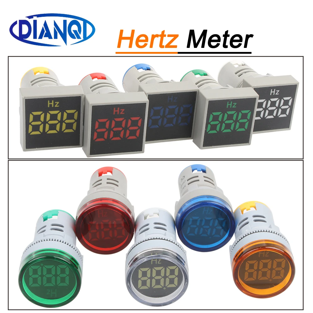 1pcs 20-75Hz Square Round 22mm LED Display Electricity Hertz Frequency Meter Indicator Signal Light Lamp Hertz Tester Cymometer
1pcs 20-75Hz Square Round 22mm LED Display Electricity Hertz Frequency Meter Indicator Signal Light Lamp Hertz Tester Cymometer