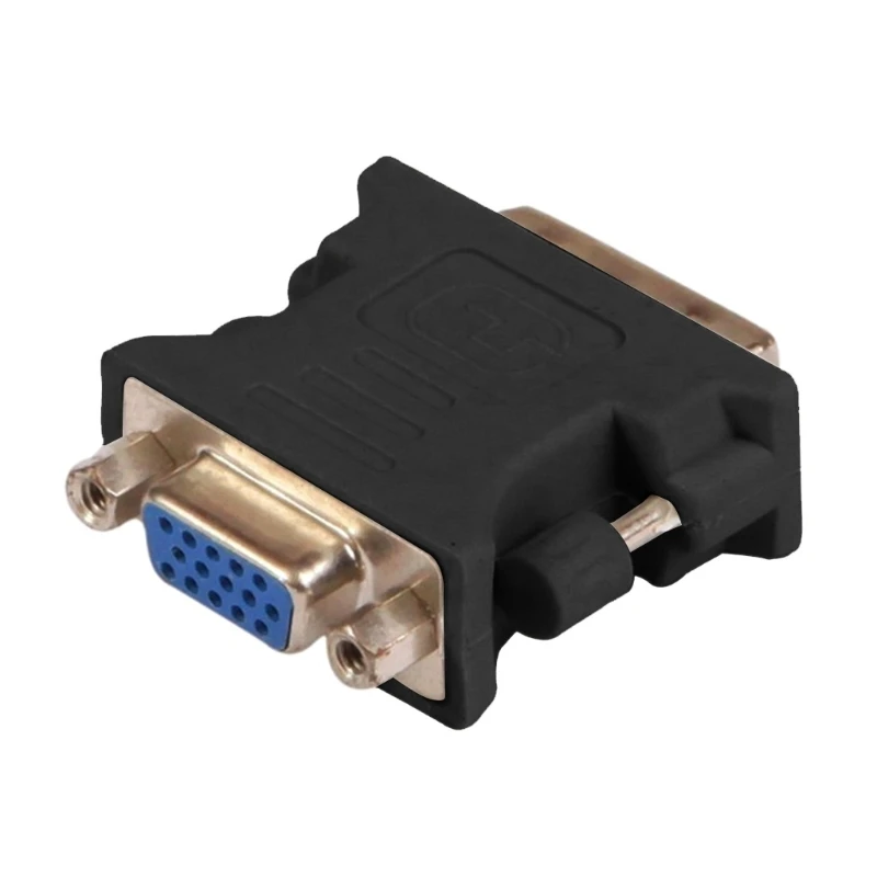 20CB DVI to VGA Adapter DVI-I 24+5 Male to VGA HD15 Female Adapter Converter 1080P for Computer Host Laptop Graphics Cards 
20CB DVI to VGA Adapter DVI-I 24+5 Male to VGA HD15 Female Adapter Converter 1080P for Computer Host Laptop Graphics Cards