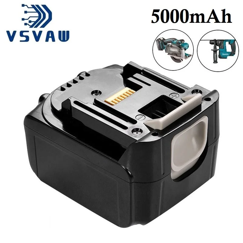 VSVAW 5000mAh 14.4V Drills Battery For Makita BL1430 Replacement Rechargeable Li-ion LXT200 BL1415 194558-0 194559-8 194066-1
VSVAW 5000mAh 14.4V Drills Battery For Makita BL1430 Replacement Rechargeable Li-ion LXT200 BL1415 194558-0 194559-8 194066-1