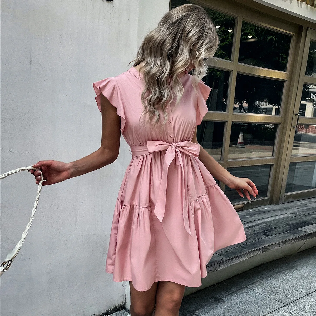 2023 New Sexy Women's Loose, Relaxed, Fresh and Elegant Ruffled Flying Sleeve Tank Top Dress
2023 New Sexy Women's Loose, Relaxed, Fresh and Elegant Ruffled Flying Sleeve Tank Top Dress