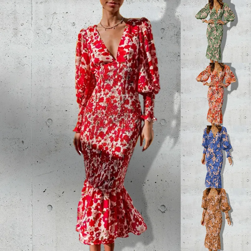 2023 Women's Elegant Midi Dress Celebrity Style Spring Mermaid Skirt Long Sleeves Luxury Evening Party Formal Occasion Clothing
2023 Women's Elegant Midi Dress Celebrity Style Spring Mermaid Skirt Long Sleeves Luxury Evening Party Formal Occasion Clothing