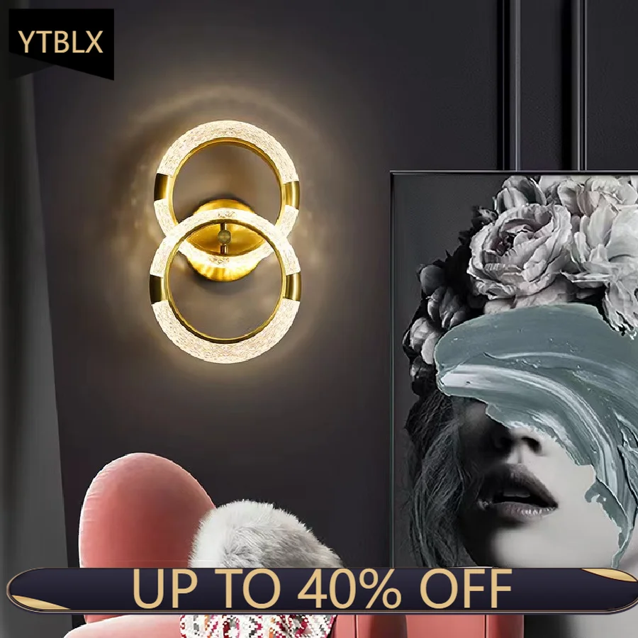 Modern Copper Wall Lamp Indoor Circle Acrylic LED Decor Sconce Gold Aisle Ambient Light Stair Wall Lamp For Living Room Bedroom
Modern Copper Wall Lamp Indoor Circle Acrylic LED Decor Sconce Gold Aisle Ambient Light Stair Wall Lamp For Living Room Bedroom