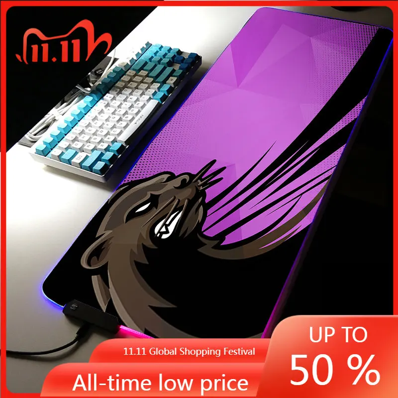 Drop Shipping RGB LED Light Cool Black Leopard Gaming Accessories Led MousePad Multi-size Keyboard DeskMat Game LOL Carpet Rugs
Drop Shipping RGB LED Light Cool Black Leopard Gaming Accessories Led MousePad Multi-size Keyboard DeskMat Game LOL Carpet Rugs