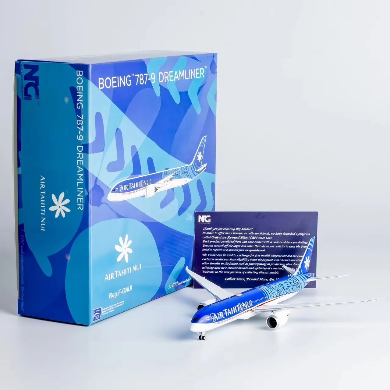 Коллекционный самолет из сплава подарочная модель NG 1:200/400 Air Tahiti Nui Dreamliner Boeing B787-9