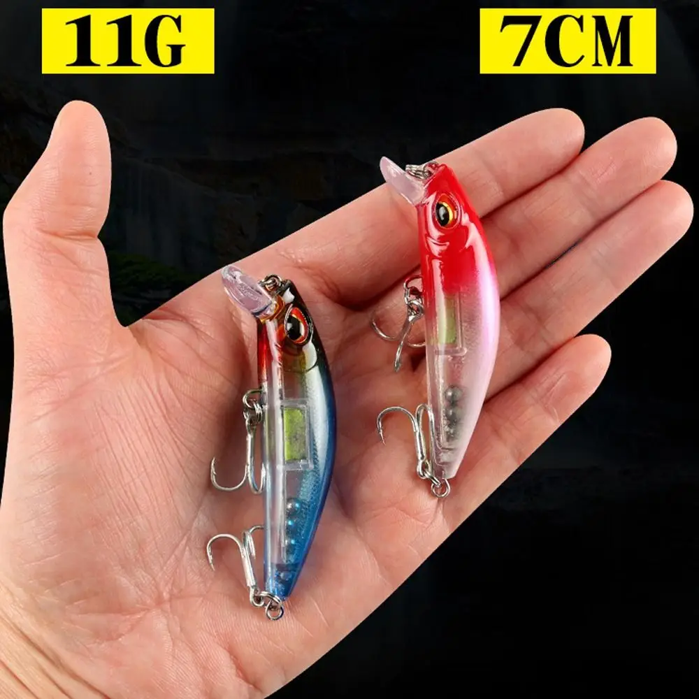 7cm/11g Crankbaits Striped bass 3D Eyes Minnow Baits Fish Hooks Minnow Lures Winter Fishing
7cm/11g Crankbaits Striped bass 3D Eyes Minnow Baits Fish Hooks Minnow Lures Winter Fishing