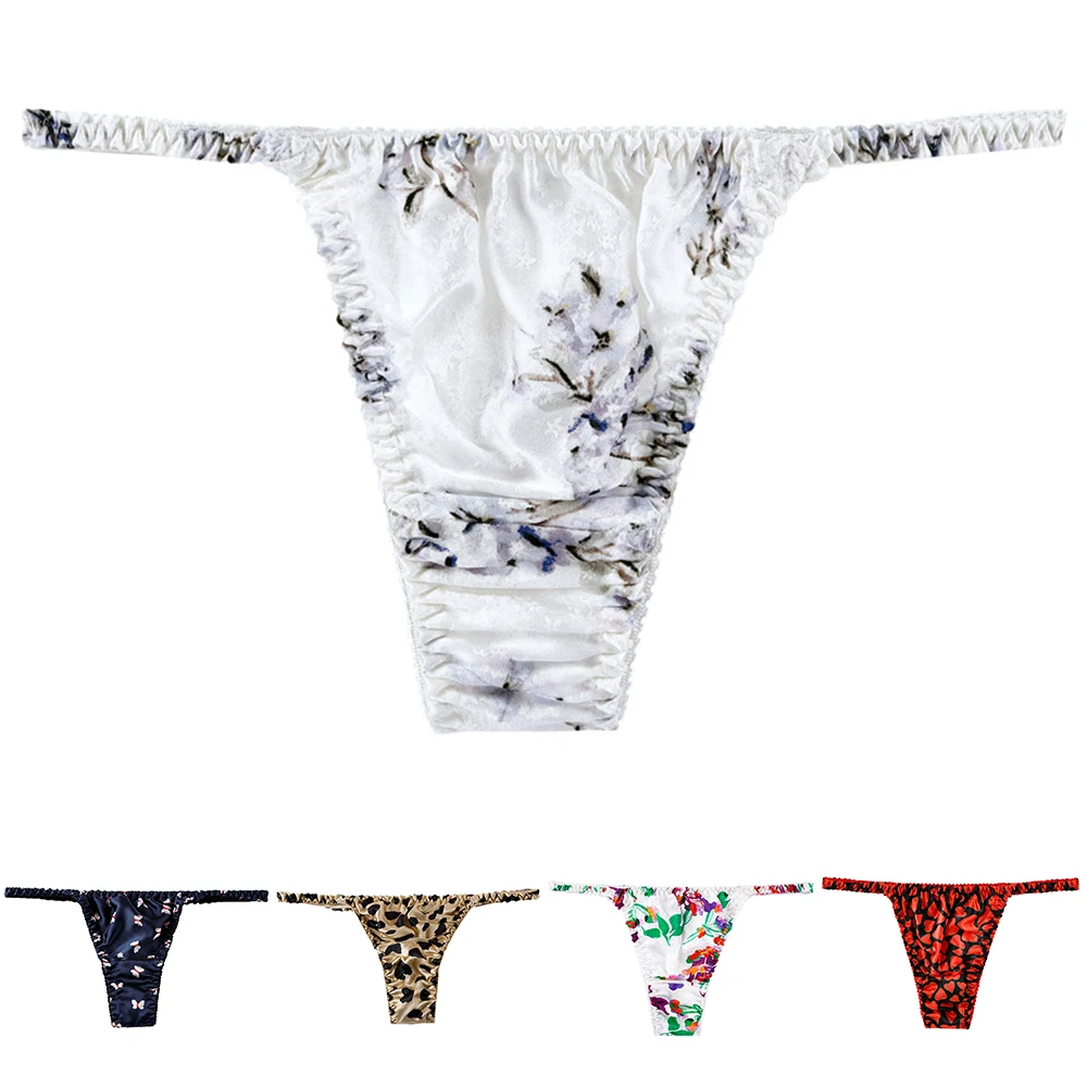 Sexy Women Slim Classic Silk Thong Leopard Print Underwear V-String Oil Shiny Bikini Swim T-Back Comfortable Underpants Lingerie
Sexy Women Slim Classic Silk Thong Leopard Print Underwear V-String Oil Shiny Bikini Swim T-Back Comfortable Underpants Lingerie