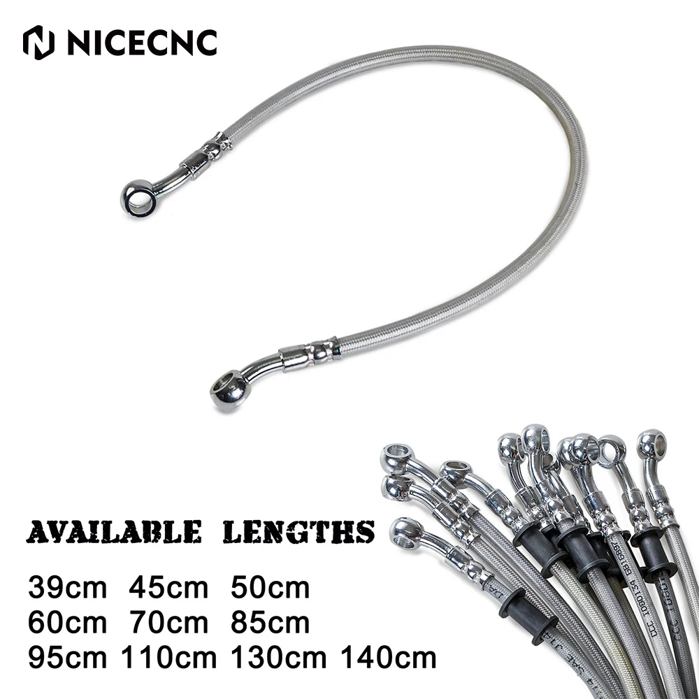 39cm-140cm Motorcycle Universal For KTM YAMAHA HONDA KAWASAKI SUZUKI BETA Motorbike Brake Oil Hose Brake Line Stainless Steel
39cm-140cm Motorcycle Universal For KTM YAMAHA HONDA KAWASAKI SUZUKI BETA Motorbike Brake Oil Hose Brake Line Stainless Steel