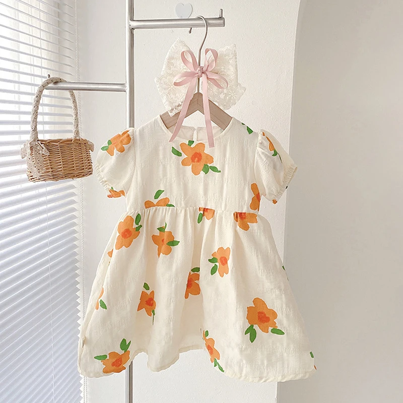 Baby Party Dresses Summer Beach Girl Kid's Dress Cute Flower Toddler Girl Clothes Sweet Newborn Princess Dress 0-6 Years
Baby Party Dresses Summer Beach Girl Kid's Dress Cute Flower Toddler Girl Clothes Sweet Newborn Princess Dress 0-6 Years