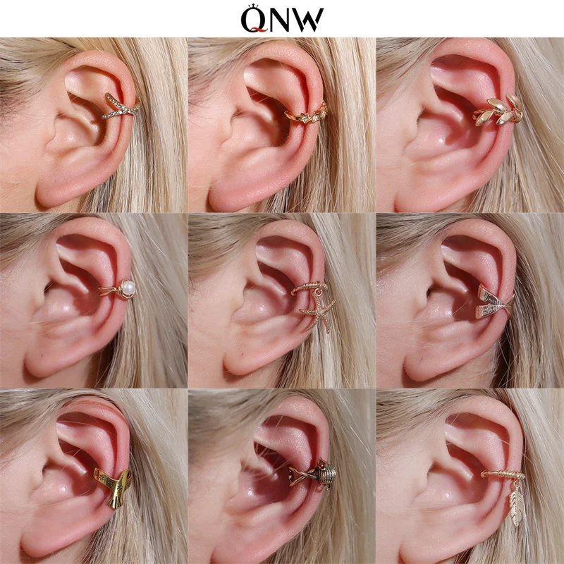 2022 New Simple Retro C-shaped Ear Clips Personality Leaves Ear Bone Clip Cartilage U-shaped Earrings Earrings Without Ear Holes
2022 New Simple Retro C-shaped Ear Clips Personality Leaves Ear Bone Clip Cartilage U-shaped Earrings Earrings Without Ear Holes