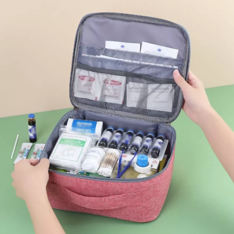 Home Family First Aid Bag Large Capacity Portable Medicine Kit Storage Bag Organizer Box Travel Survival Emergency Camping Empty 
Home Family First Aid Bag Large Capacity Portable Medicine Kit Storage Bag Organizer Box Travel Survival Emergency Camping Empty