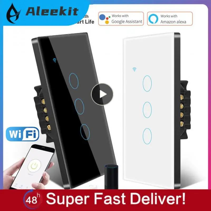 Easy Setting Up Light Wall Button Voice Control Touch Switch Three Control Methods Smart Home Neutral Wire Single Fire Switch
Easy Setting Up Light Wall Button Voice Control Touch Switch Three Control Methods Smart Home Neutral Wire Single Fire Switch