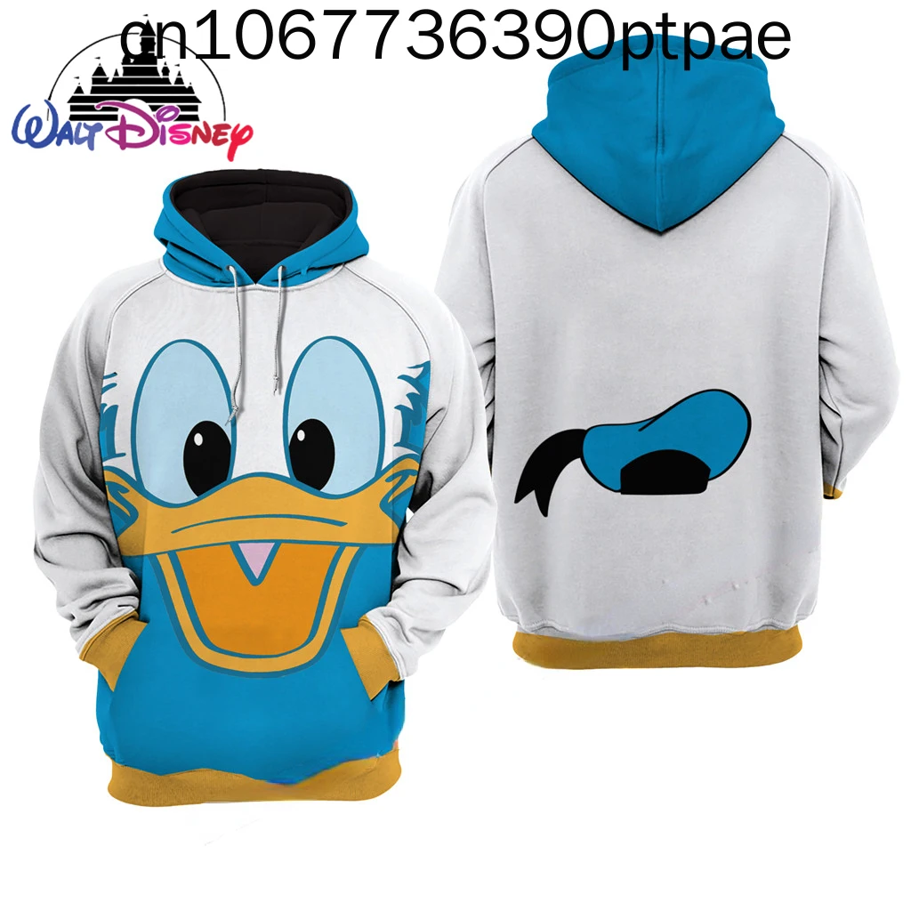 

Donald Duck Cartoon Disney 3D Print High-quality Flannelet Thickening Zipper/ Hoodies Women Design Anime Pullover Cool Tops