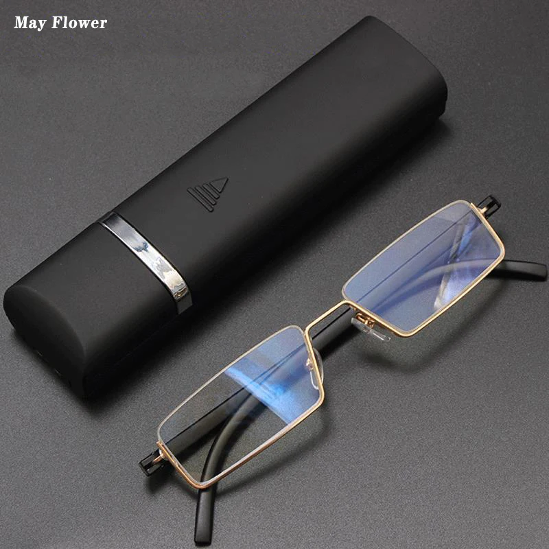May Flower Half Frame Glasses For Farsightedness Gold Spectacle Frames Men Reading Glasses For Sight For Men +125+175+225+275+4
May Flower Half Frame Glasses For Farsightedness Gold Spectacle Frames Men Reading Glasses For Sight For Men +125+175+225+275+4