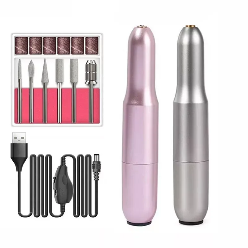 Nail Drill Machine Nail Grinder Nail Polishing Machine USB Light Portable Mini Electric Manicure Art Pen Equipment
Nail Drill Machine Nail Grinder Nail Polishing Machine USB Light Portable Mini Electric Manicure Art Pen Equipment