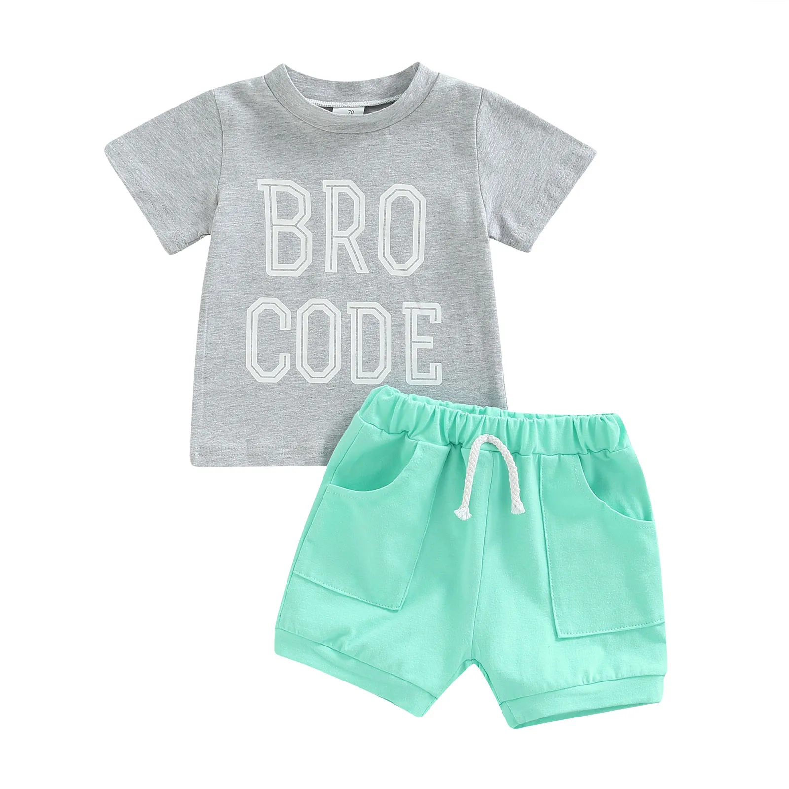 Kids Boys Summer Shorts Suit Letters Print Short Sleeve Crew Neck Tops Solid Color Shorts
Kids Boys Summer Shorts Suit Letters Print Short Sleeve Crew Neck Tops Solid Color Shorts