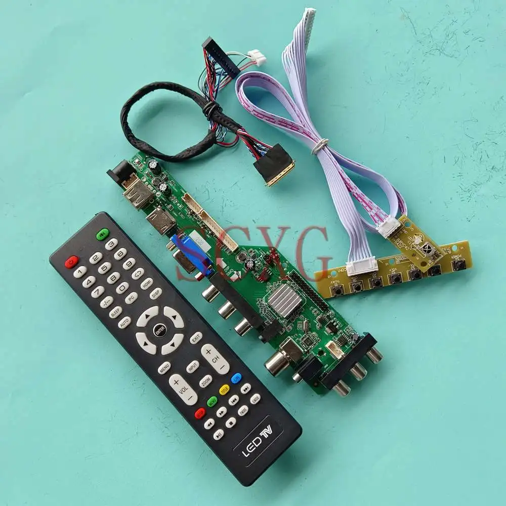 Плата контроллера для ЖК-дисплея, DIY комплект для Φ DVB, цифровая сигнальная матрица 17,3 "AV USB HDMI-Совместимость VGA 1600 900 LVDS 40 Pin
Плата контроллера для ЖК-дисплея, DIY комплект для Φ DVB, цифровая сигнальная матрица 17,3 "AV USB HDMI-Совместимость VGA 1600 900 LVDS 40 Pin