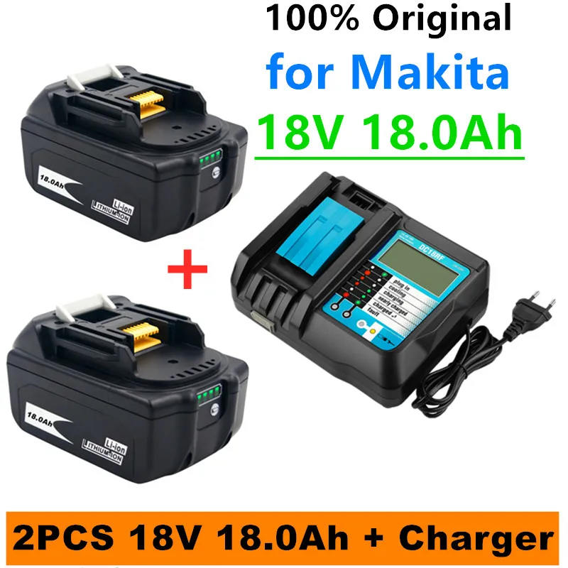 100% BL1860 Akku 18 в 18000 мАч литий-ионный аккумулятор Makita 18 в BL1840 BL1850 BL1830 BL1860B LXT 400 + зарядное устройство
100% BL1860 Akku 18 в 18000 мАч литий-ионный аккумулятор Makita 18 в BL1840 BL1850 BL1830 BL1860B LXT 400 + зарядное устройство