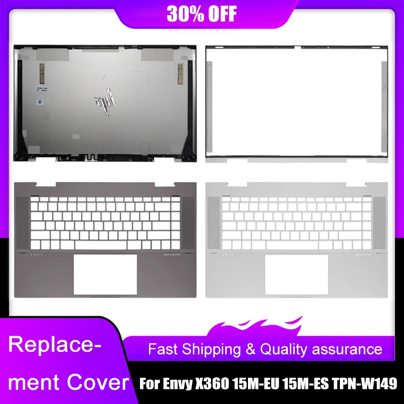 Новая задняя верхняя крышка ЖК-дисплея для ноутбука HP Envy X360 15M-EU 15M-ES TPN-W149 передняя