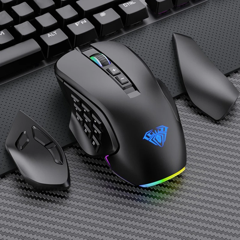 Ultra-Lightweight wired Gaming Mouse – 18000 CPI – TrueMove Air Optical Sensor - Water Resistant–14 Programmable Buttons
Ultra-Lightweight wired Gaming Mouse – 18000 CPI – TrueMove Air Optical Sensor - Water Resistant–14 Programmable Buttons