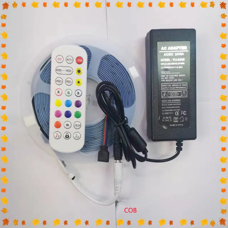 LED Set Kit RGB COB Strip Light Lamp DC12V/24V 840 LEDs/m Waterproof IP67 Flexible Mobile APP Controlled LED Light YUYA Zigbee
LED Set Kit RGB COB Strip Light Lamp DC12V/24V 840 LEDs/m Waterproof IP67 Flexible Mobile APP Controlled LED Light YUYA Zigbee