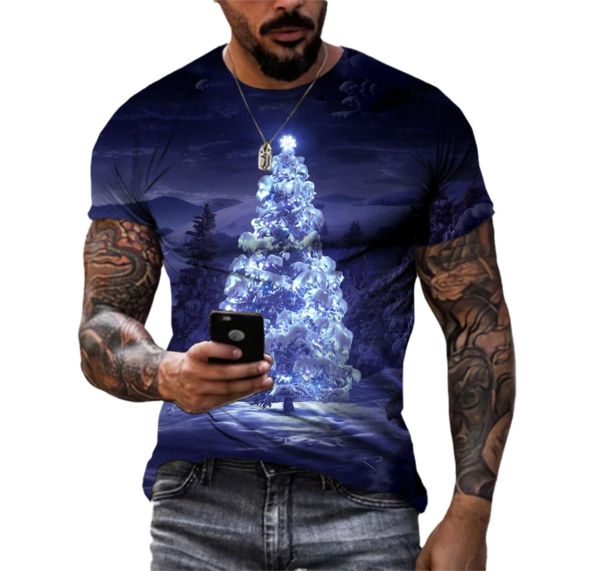 Merry Christmas Thin Men's And Women's T-Shirts 3D Print Hip Hop Personality Round Neck Tees Fashion Leisure Short Sleeve Top 
Merry Christmas Thin Men's And Women's T-Shirts 3D Print Hip Hop Personality Round Neck Tees Fashion Leisure Short Sleeve Top