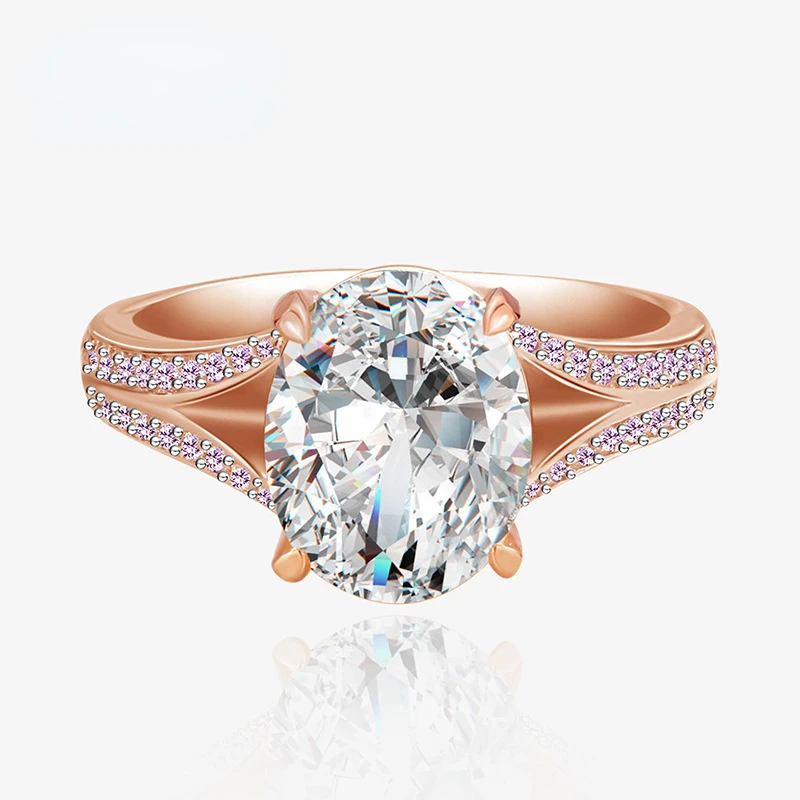 2023 European and American Rose Gold Ice Flower Cut Egg shaped Diamond Ring 8 * 10mm Full Diamond Ring High Carbon S925
2023 European and American Rose Gold Ice Flower Cut Egg shaped Diamond Ring 8 * 10mm Full Diamond Ring High Carbon S925