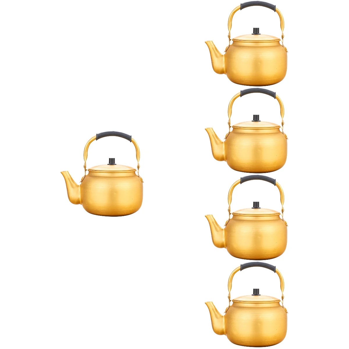 5x Metal Convenient Tea Kettle Pot Handle Design Tea Pot Kettle for Home Kitchen Restaurant
5x Metal Convenient Tea Kettle Pot Handle Design Tea Pot Kettle for Home Kitchen Restaurant