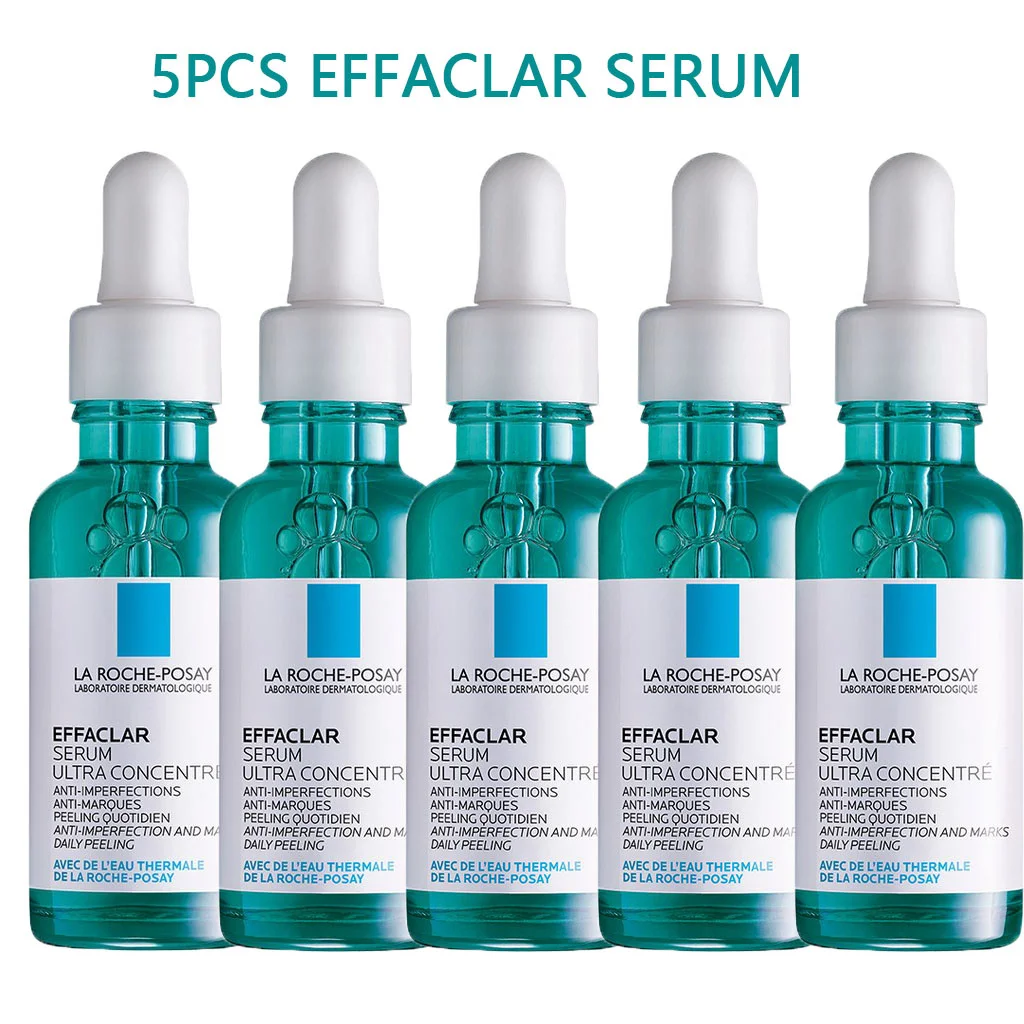 5PCS La Roche-Posay Effaclar Ultra Concentrated Serum Skin Revitalizing Anti-Acne Fade Red Stracks Shrink Pores Essence 30ML
5PCS La Roche-Posay Effaclar Ultra Concentrated Serum Skin Revitalizing Anti-Acne Fade Red Stracks Shrink Pores Essence 30ML