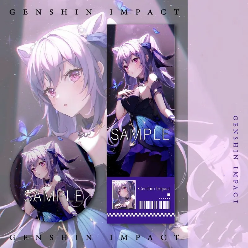 Keqing Blue Butterfly Bookmarks Anime Genshin Impact Laser Ticket Bookmark Book Page Marker Stationery Supplies Postcard Gift
Keqing Blue Butterfly Bookmarks Anime Genshin Impact Laser Ticket Bookmark Book Page Marker Stationery Supplies Postcard Gift