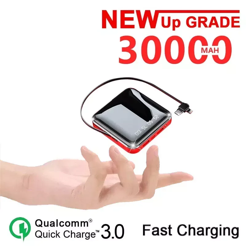 NEW2023 30000mAh Bank Large Capacity LCD Bank External Battery USB Type-c Portable Mobile Charger for Android
NEW2023 30000mAh Bank Large Capacity LCD Bank External Battery USB Type-c Portable Mobile Charger for Android
