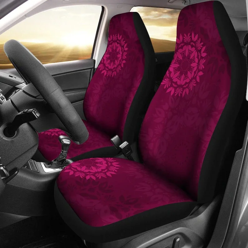 Magenta Purple Red Mandalas Car Seat Covers Pair, 2 Front Car Seat Covers, Seat Cover for Car, Car Seat Protector, Car Accessory
Magenta Purple Red Mandalas Car Seat Covers Pair, 2 Front Car Seat Covers, Seat Cover for Car, Car Seat Protector, Car Accessory