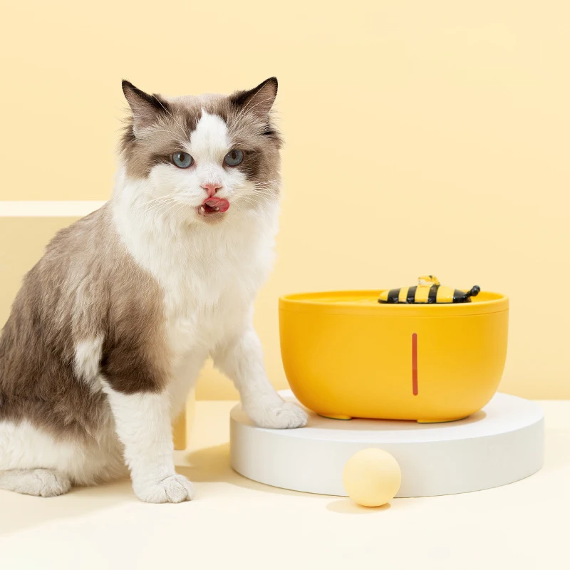 USB Charging Cat Water Fountain Cute Pet Automatic Water Dispenser Small Dog Drinker with Filter Cats Dogs Drinking Feeder
USB Charging Cat Water Fountain Cute Pet Automatic Water Dispenser Small Dog Drinker with Filter Cats Dogs Drinking Feeder