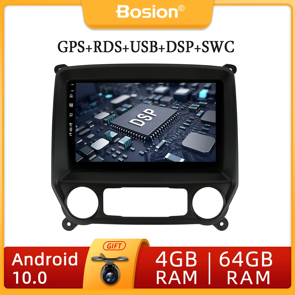 10inch Car Stereo Radio Player Android 10 For Chevrolet Silverado/GMC Sierra 14-18 GPS Carplay DSP SWC USB RDS WIFI DAB 4G+64GB
10inch Car Stereo Radio Player Android 10 For Chevrolet Silverado/GMC Sierra 14-18 GPS Carplay DSP SWC USB RDS WIFI DAB 4G+64GB