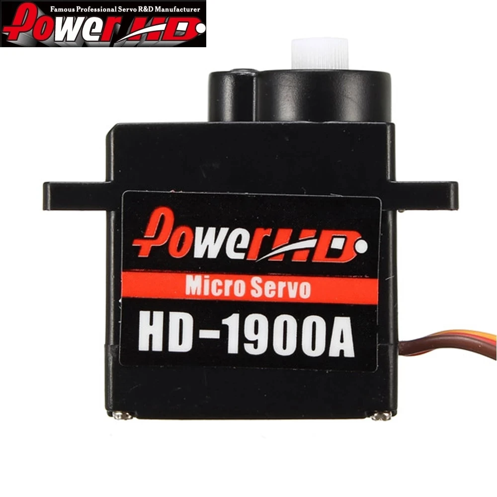 RC Servo Power HD HD-1900A 1,5 кг 9 г мини-размер высокоскоростной Аналоговый сервопривод 9 граммов (совместим с FUTABA/JR)
RC Servo Power HD HD-1900A 1,5 кг 9 г мини-размер высокоскоростной Аналоговый сервопривод 9 граммов (совместим с FUTABA/JR)