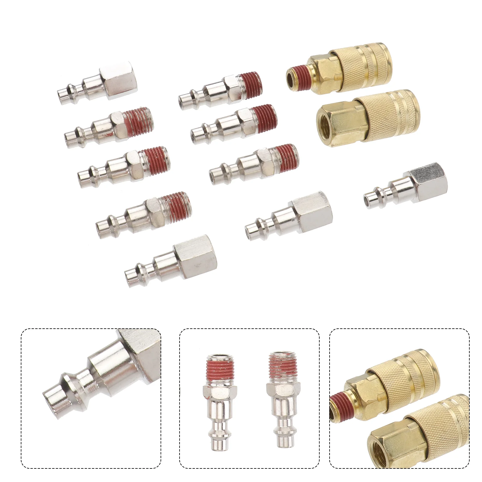 Air Fittings Hose Pneumatic Coupler Connect Compressor Quick Plug Straight Connectors Adapter Npt Ir Socket Reducer Couplers
Air Fittings Hose Pneumatic Coupler Connect Compressor Quick Plug Straight Connectors Adapter Npt Ir Socket Reducer Couplers