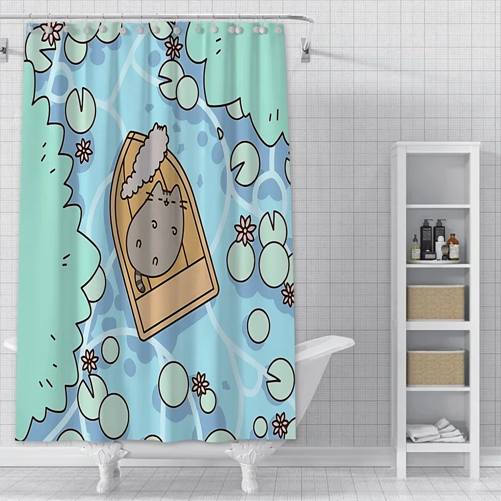 Полиэстерная занавеска для душа Pusheen 
Полиэстерная занавеска для душа Pusheen