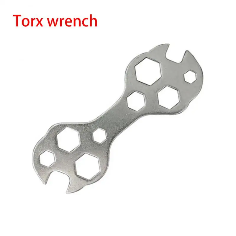 

Silver Hex Multihole Screw Wrench Steel Hexagon Flat Hexagon Wrench Multi Functions 10 In 1 Reconstruction Equipments 8 Sizes