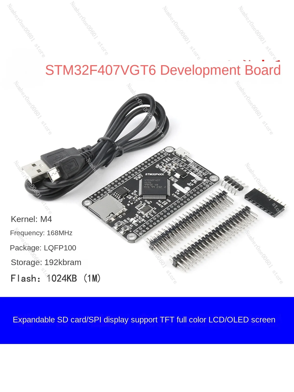 Макетная плата микроконтроллера STM32F407VGT6 модуль встроенного программирования
