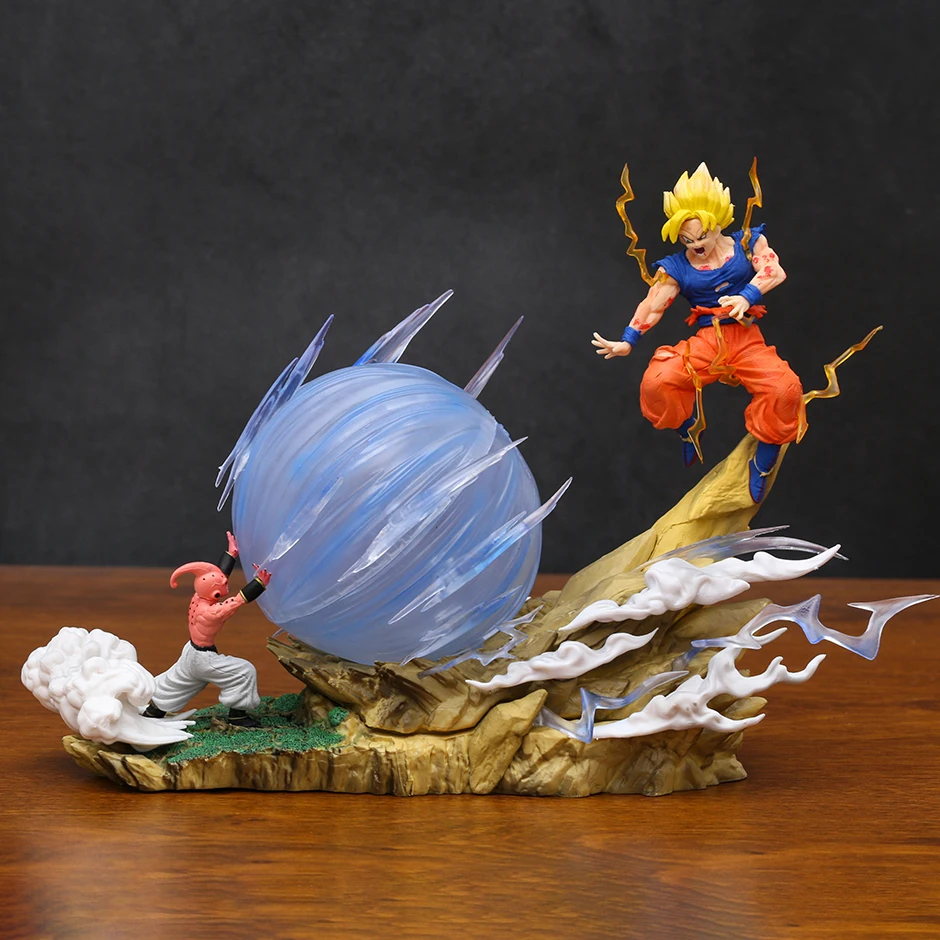 

Dragon Ball Son Goku vs Majin Buu PVC Anime Figure Collectible Statue Doll Model Gift Toy Decor 20cm