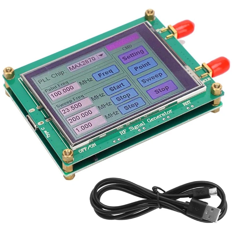 23.5‑6000M RF Signal Generator RF Signal Source Industrial Products For Electronic Product Testing And Equipment Time
23.5‑6000M RF Signal Generator RF Signal Source Industrial Products For Electronic Product Testing And Equipment Time