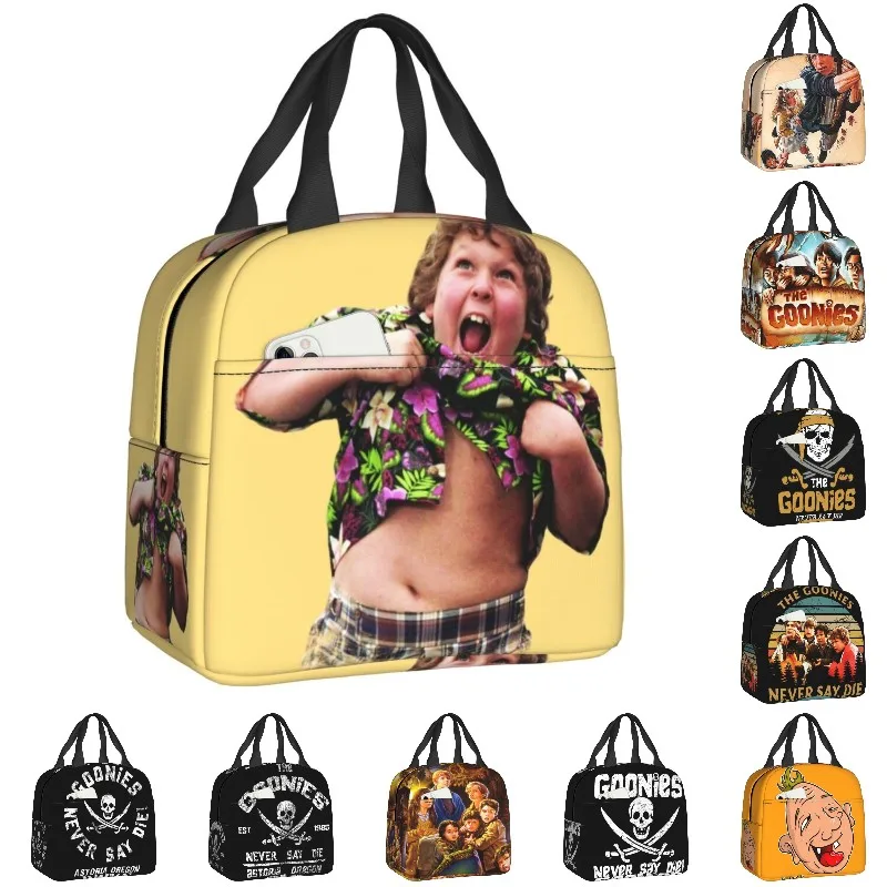 The Goonies Funny Chunk Thermal Insulated Lunch Bags Women Never Say Die Portable Lunch Tote Camping Travel Storage Food Box
The Goonies Funny Chunk Thermal Insulated Lunch Bags Women Never Say Die Portable Lunch Tote Camping Travel Storage Food Box