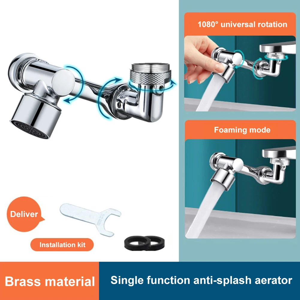 Universal Splash Filter Faucet 1080° Faucet Aerator Kitchen Tap Extend Water Nozzle Faucet Adaptor Faucets Bubbler For Bathroom
Universal Splash Filter Faucet 1080° Faucet Aerator Kitchen Tap Extend Water Nozzle Faucet Adaptor Faucets Bubbler For Bathroom